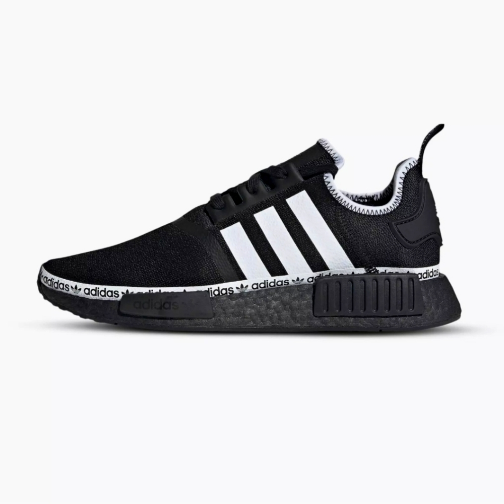 Adidas NMD R1 Logo Strip-Core Black.  Size 10.5.